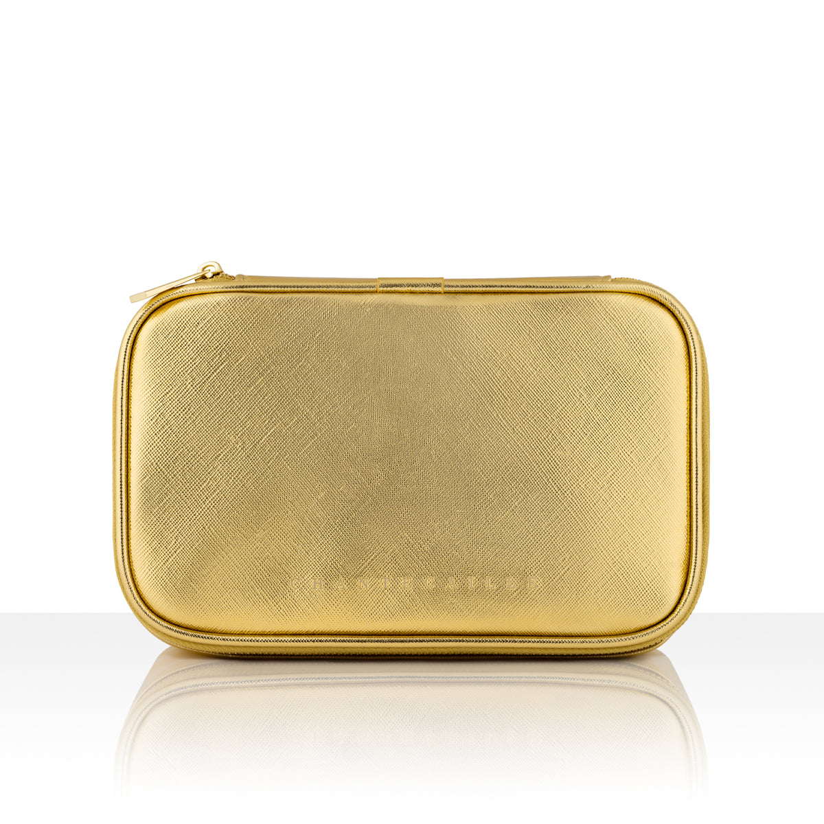 Gold Holiday Train Case